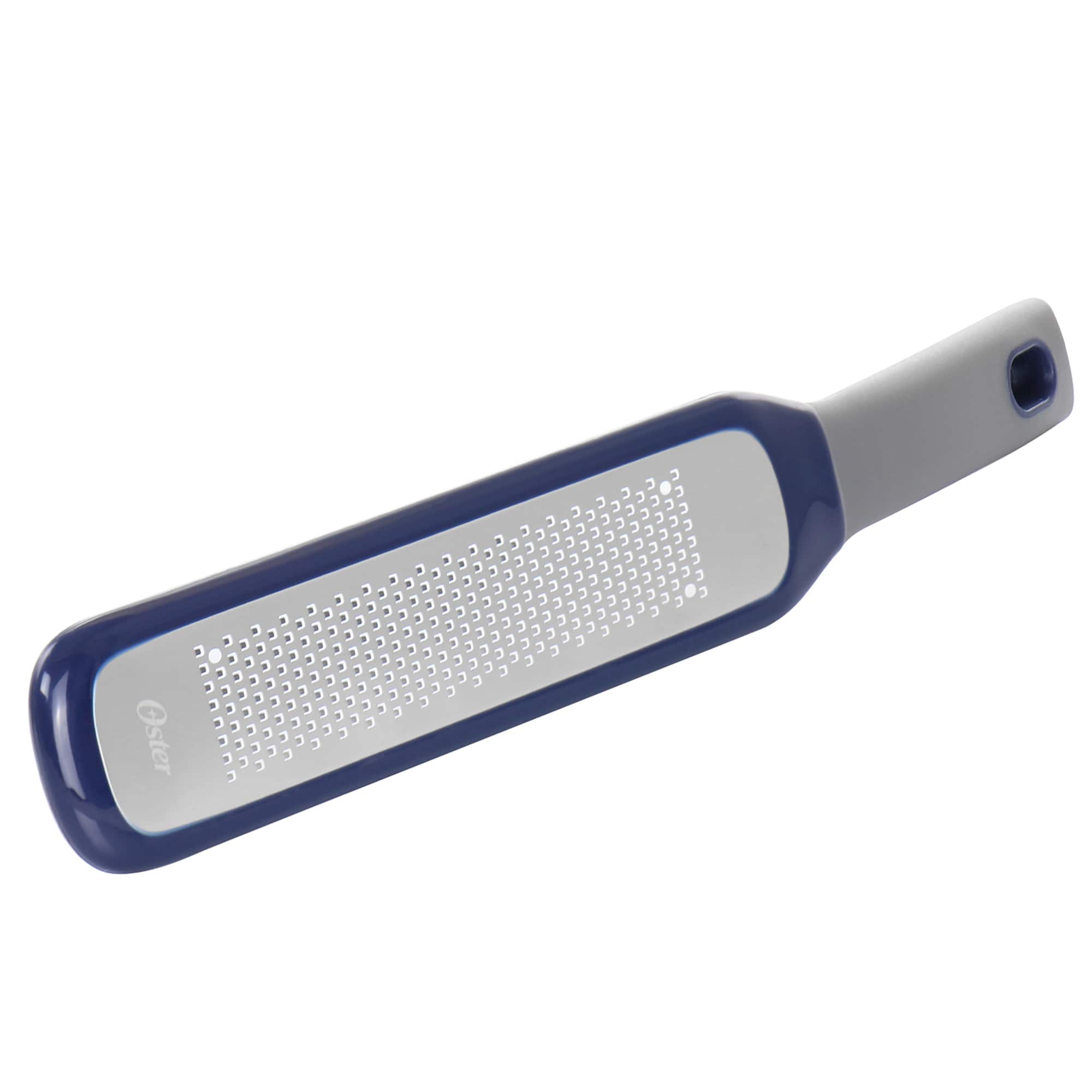 Oster Bluemarine Blue Stainless Steel Long Grater with Plastic Handle